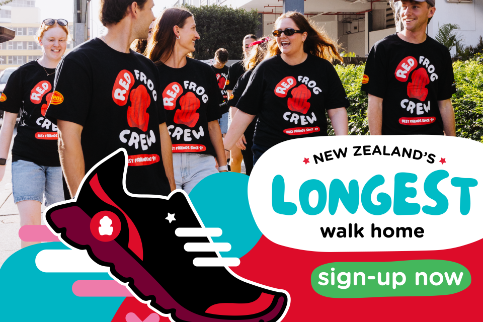 Join us for Red Frog's Longest Walk Home